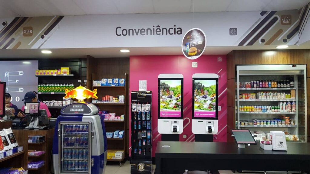 totens de autoatendimento para lojas de conveniencia