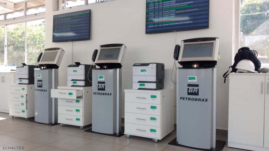 Totens de autoatendimento Petrobras